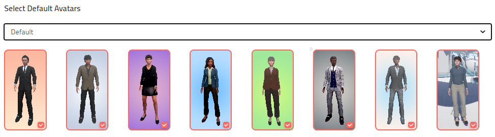 Default avatar collections | Breakroom Documentation
