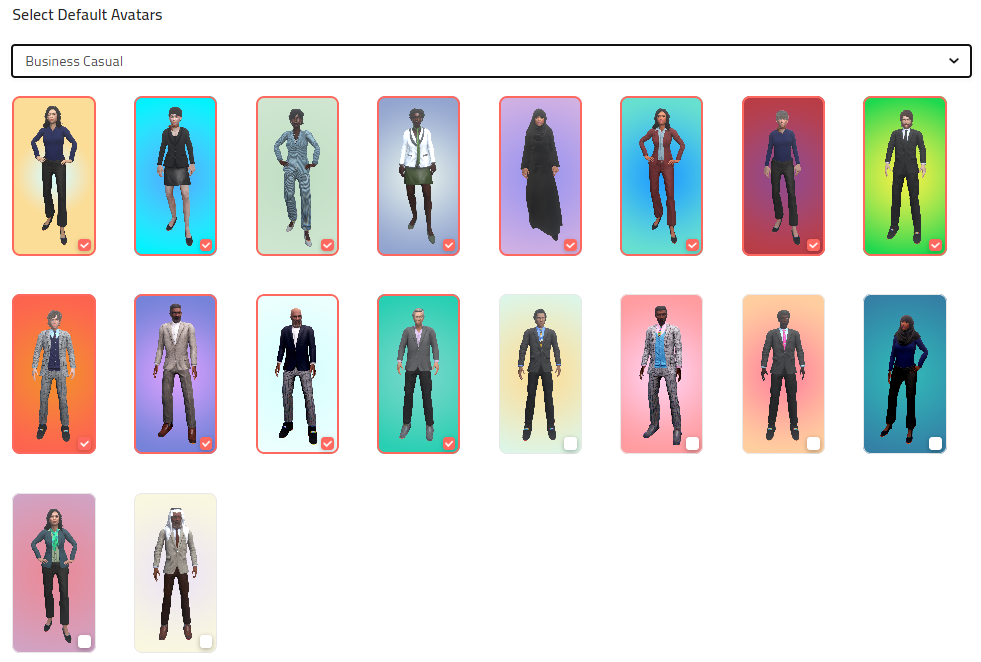 Default avatar collections | Breakroom Documentation