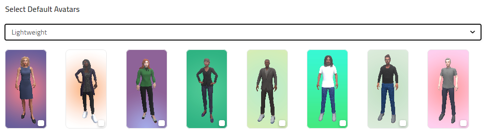 Default avatar collections | Breakroom Documentation