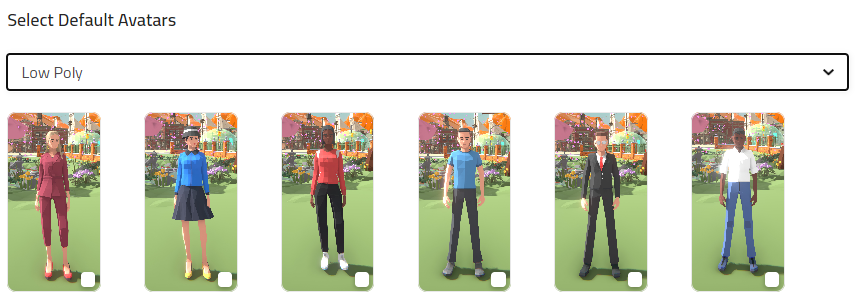 Default avatar collections | Breakroom Documentation